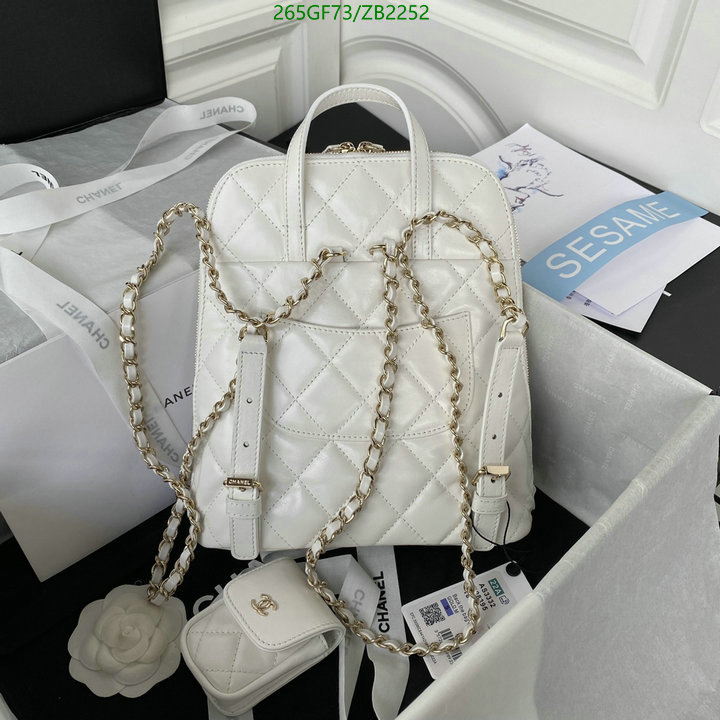 Chanel Bag-(Mirror)-Backpack- Code: ZB2252 $: 265USD