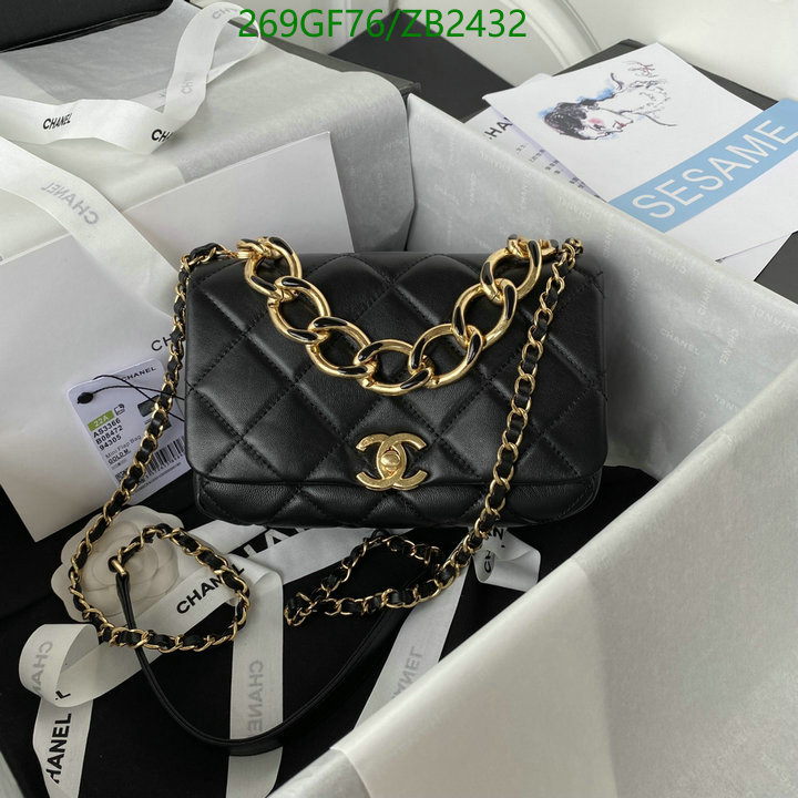 Chanel Bag-(Mirror)-Diagonal- Code: ZB2432 $: 269USD