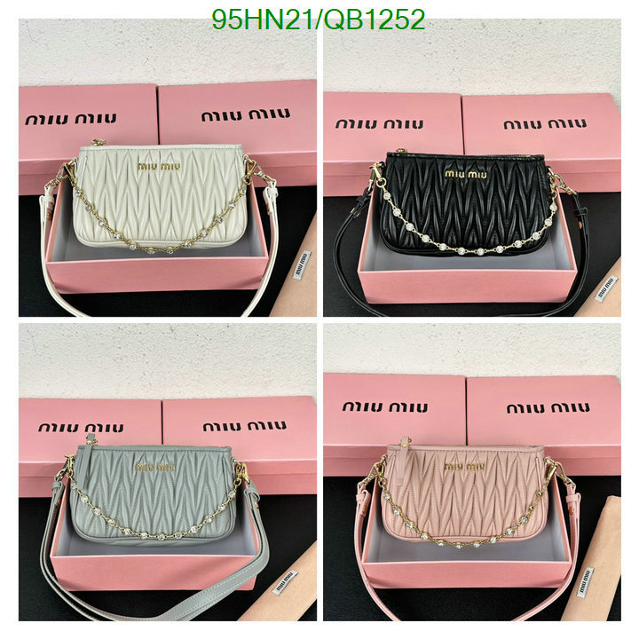 Miu Miu Bag-(4A)-Diagonal- Code: QB1252 $: 95USD