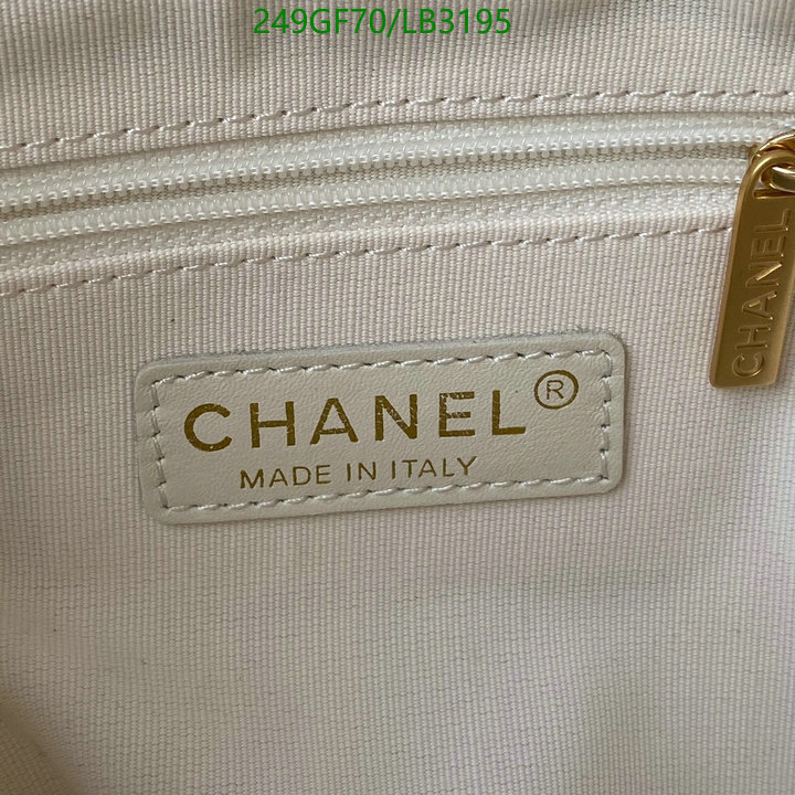 Chanel Bag-(Mirror)-Handbag- Code: LB3195 $: 249USD