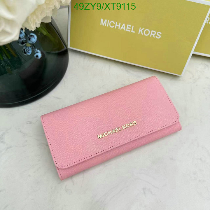 Michael Kors Bag-(4A)-Wallet- Code: XT9115 $: 49USD