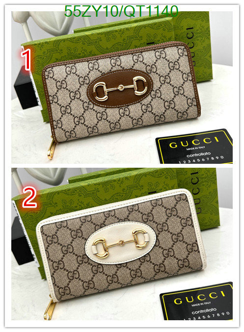 Gucci Bag-(4A)-Wallet- Code: QT1140 $: 55USD