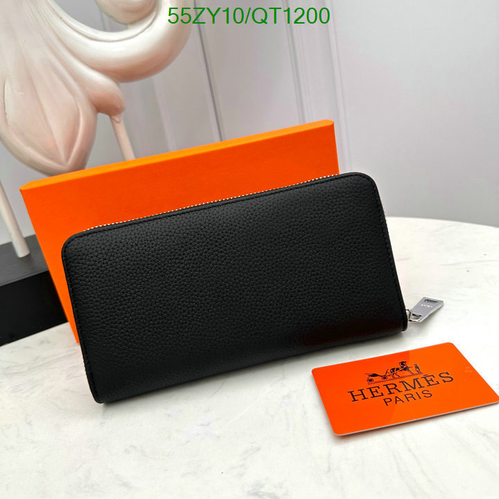 Hermes Bag-(4A)-Wallet- Code: QT1200 $: 55USD