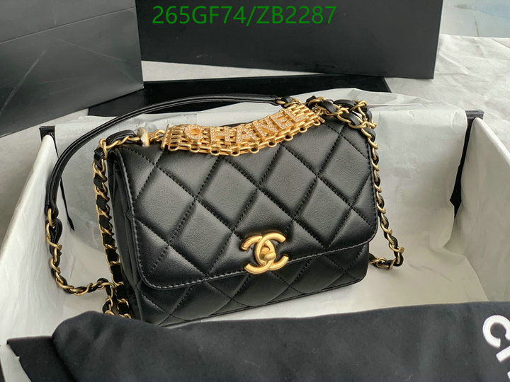 Chanel Bag-(Mirror)-Diagonal- Code: ZB2287 $: 265USD