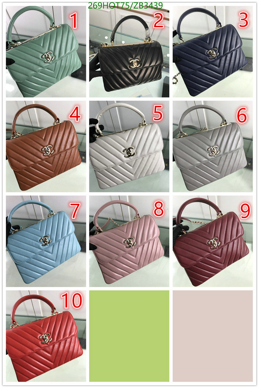 Chanel Bag-(Mirror)-Diagonal- Code: ZB3439 $: 269USD