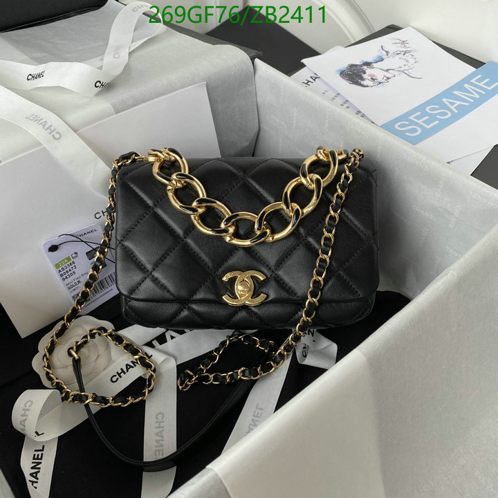 Chanel Bag-(Mirror)-Diagonal- Code: ZB2411 $: 269USD