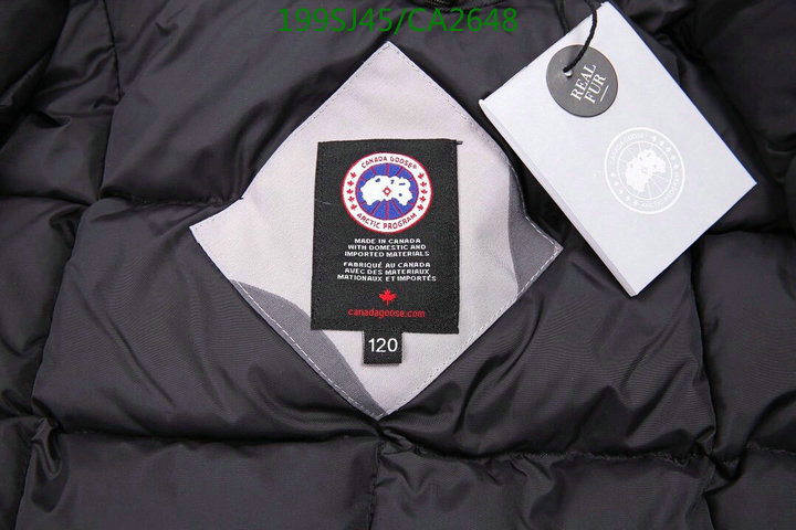 Kids clothing-Canada Goose Code: CA2648 $: 199USD