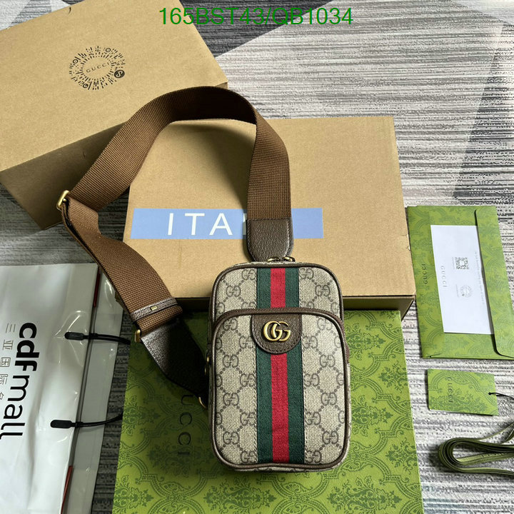 Gucci Bag-(Mirror)-Belt Bag-Chest Bag-- Code: QB1034 $: 165USD