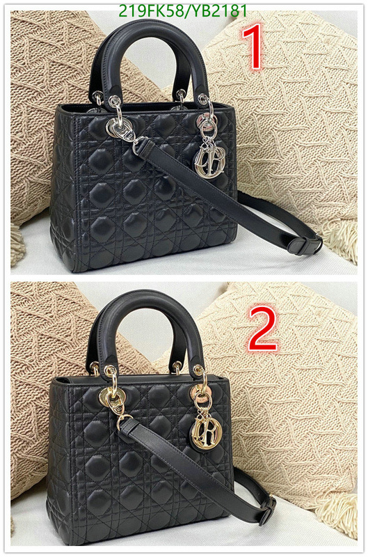 Dior Bags-(Mirror)-Lady- Code: YB2181 $: 219USD