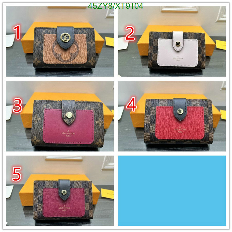 LV Bag-(4A)-Wallet- Code: XT9104 $: 45USD