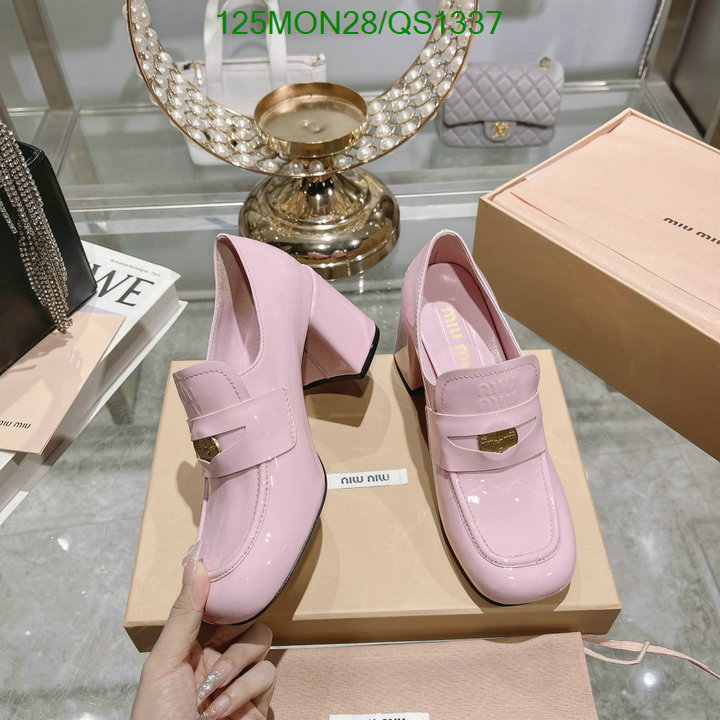 Women Shoes-Miu Miu Code: QS1337 $: 125USD