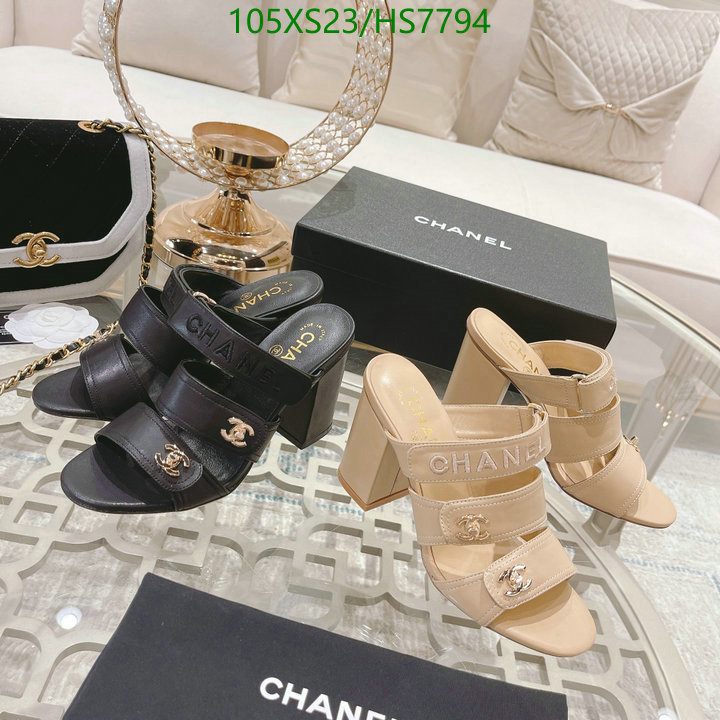 Women Shoes-Chanel Code: HS7794 $: 105USD