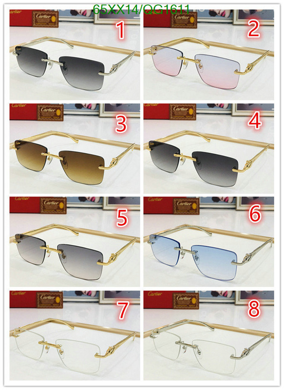 Glasses-Cartier Code: QG1611 $: 65USD