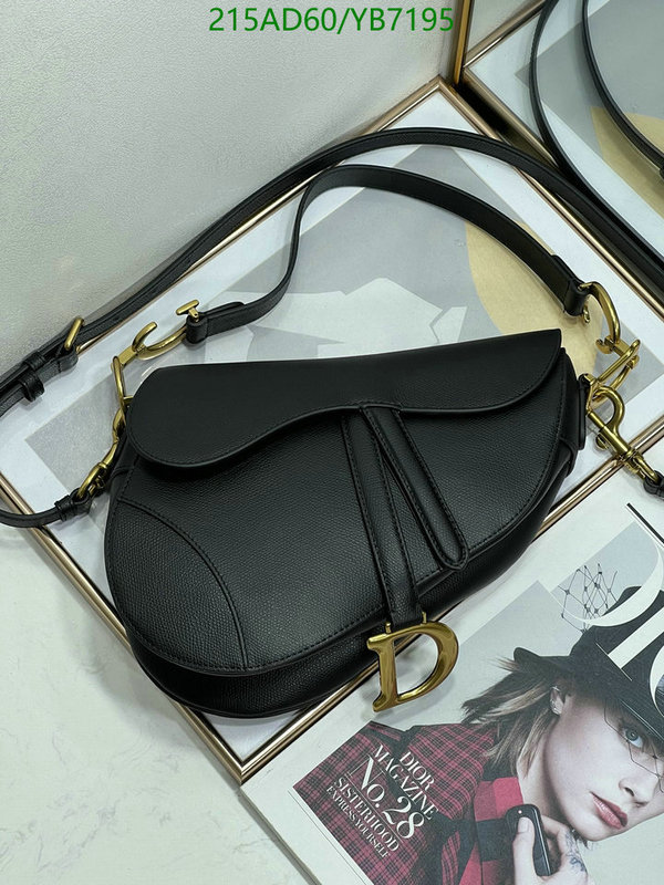 Dior Bags-(Mirror)-Saddle- Code: YB7195 $: 215USD