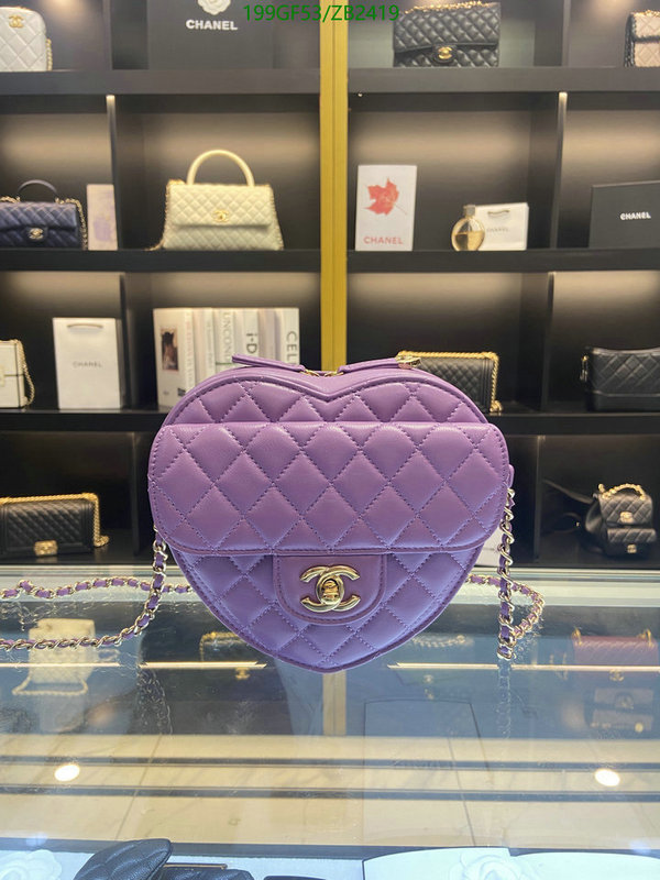 Chanel Bag-(Mirror)-Diagonal- Code: ZB2419 $: 199USD