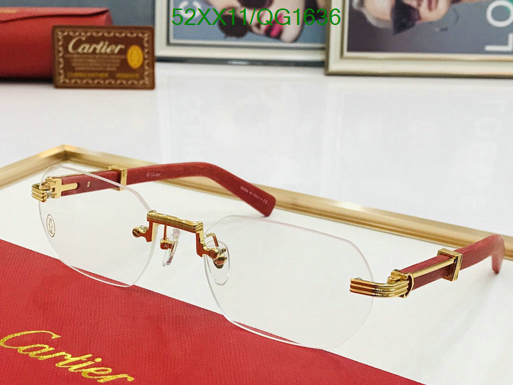 Glasses-Cartier Code: QG1636 $: 52USD