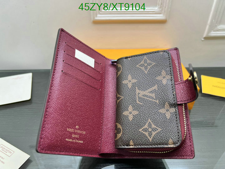 LV Bag-(4A)-Wallet- Code: XT9104 $: 45USD