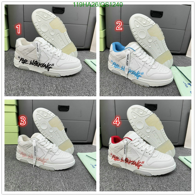 Men shoes-Off-White Code: QS1240 $: 119USD