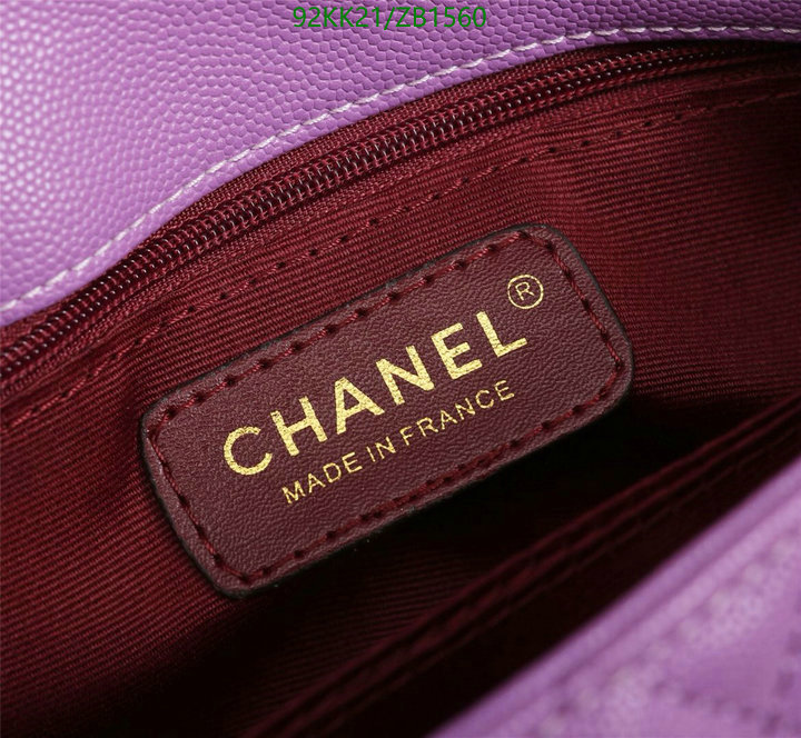 Chanel Bags-(4A)-Handbag- Code: ZB1560 $: 92USD