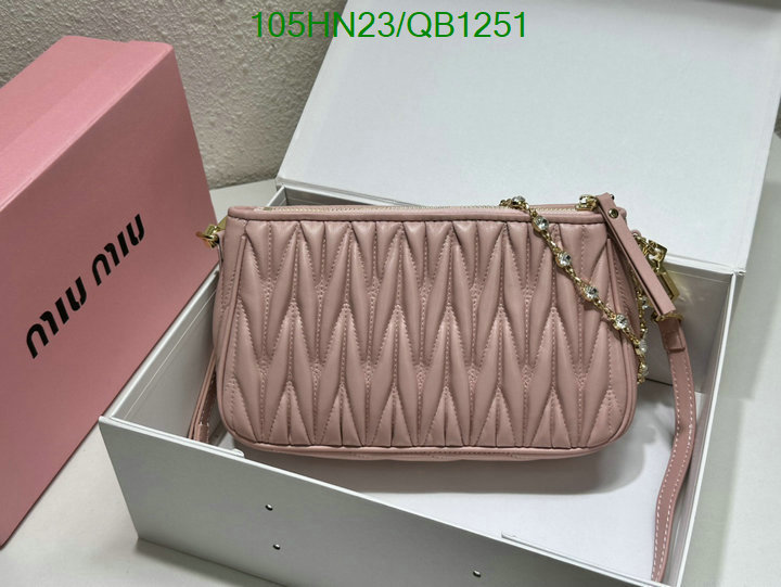 Miu Miu Bag-(4A)-Diagonal- Code: QB1251 $: 105USD