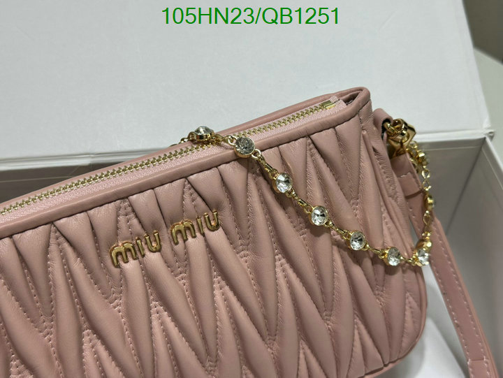 Miu Miu Bag-(4A)-Diagonal- Code: QB1251 $: 105USD