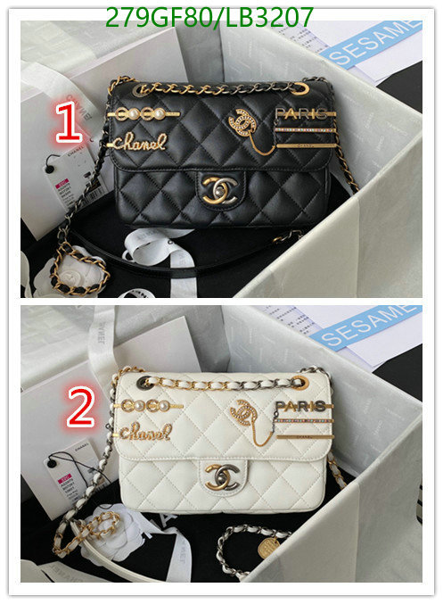 Chanel Bag-(Mirror)-Diagonal- Code: LB3207 $: 279USD