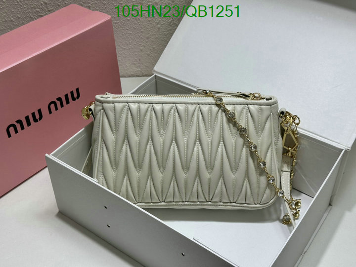 Miu Miu Bag-(4A)-Diagonal- Code: QB1251 $: 105USD