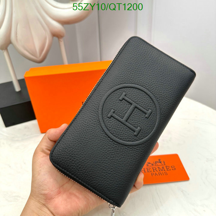 Hermes Bag-(4A)-Wallet- Code: QT1200 $: 55USD