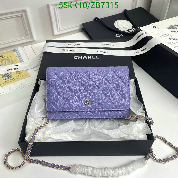 Chanel Bags-(4A)-Diagonal- Code: ZB7315 $: 55USD