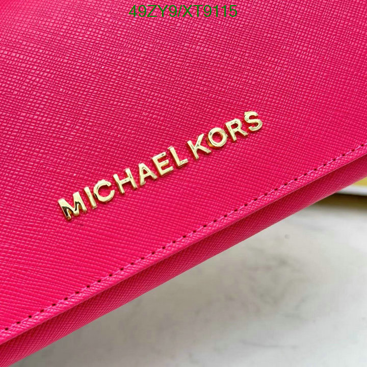 Michael Kors Bag-(4A)-Wallet- Code: XT9115 $: 49USD