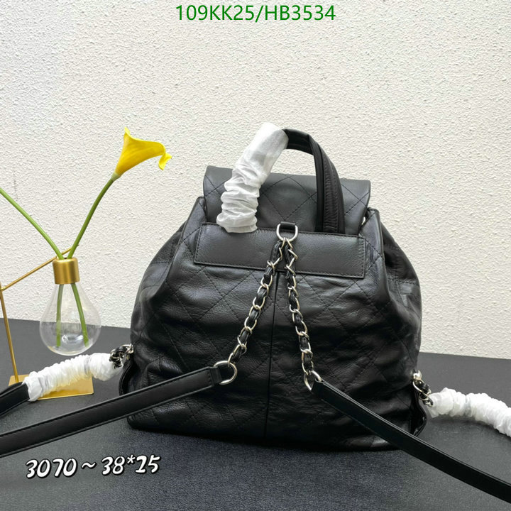 Chanel Bags-(4A)-Backpack- Code: HB3534 $: 109USD