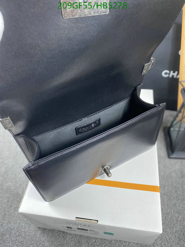 Chanel Bag-(Mirror)-Le Boy Code: HB5278 $: 209USD