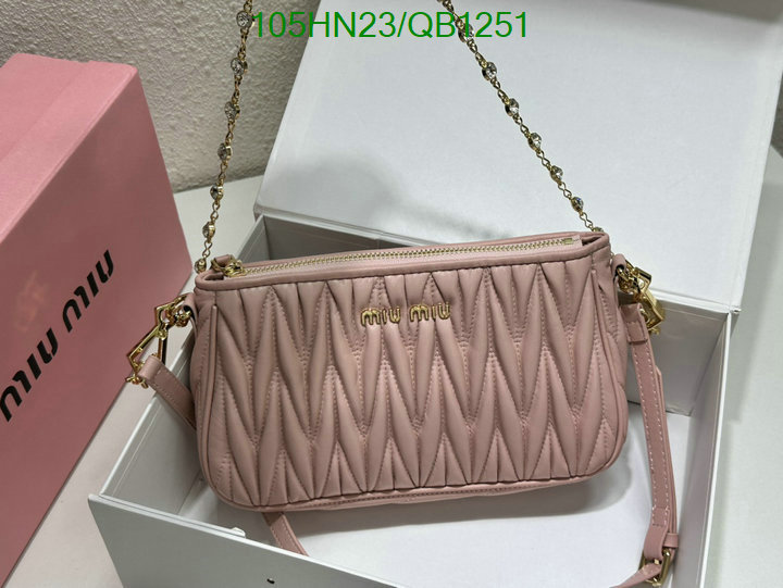 Miu Miu Bag-(4A)-Diagonal- Code: QB1251 $: 105USD