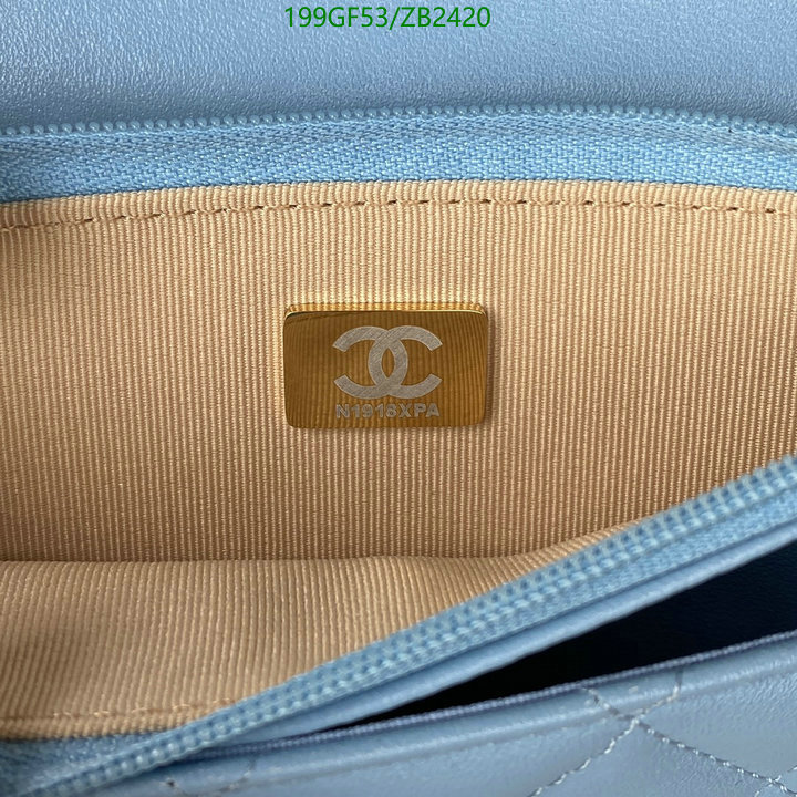 Chanel Bag-(Mirror)-Diagonal- Code: ZB2420 $: 199USD