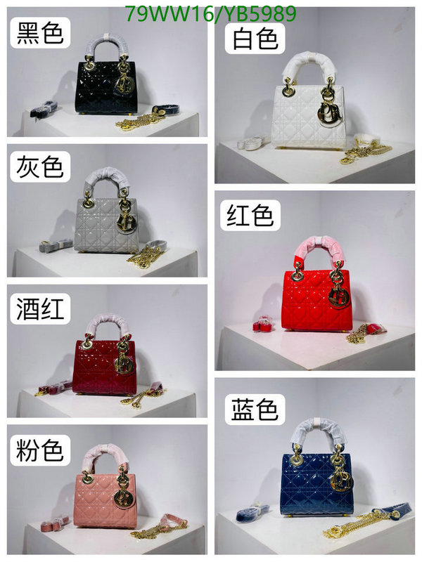 Dior Bags-(4A)-Lady- Code: YB5989 $: 79USD