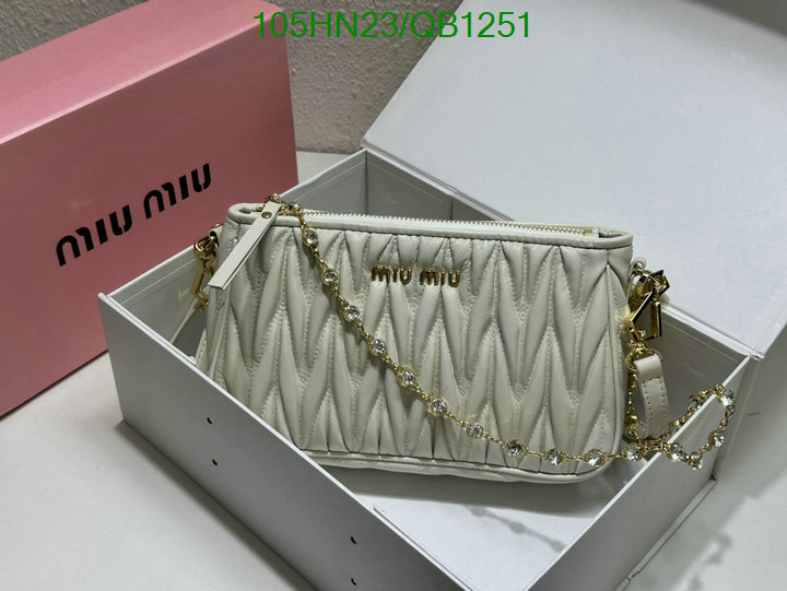 Miu Miu Bag-(4A)-Diagonal- Code: QB1251 $: 105USD