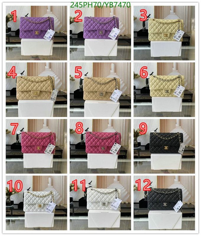 Chanel Bag-(Mirror)-Diagonal- Code: YB7470 $: 245USD