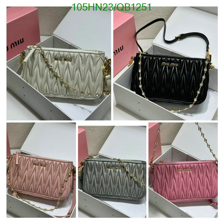 Miu Miu Bag-(4A)-Diagonal- Code: QB1251 $: 105USD