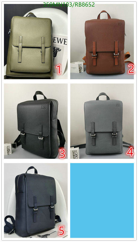 Loewe Bag-(Mirror)-Backpack- Code: RB8652 $: 359USD