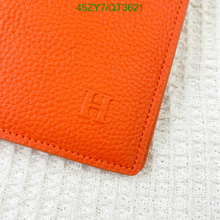 Hermes Bag-(4A)-Wallet- Code: QT3621 $: 45USD