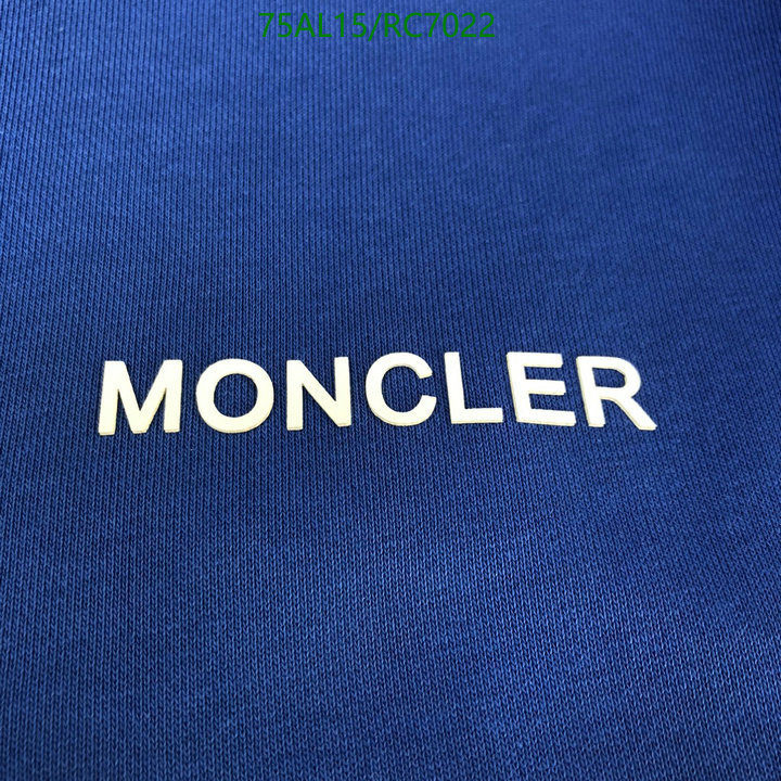 Clothing-Moncler Code: RC7022 $: 75USD