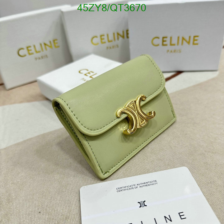 Celine Bag-(4A)-Wallet- Code: QT3670 $: 45USD