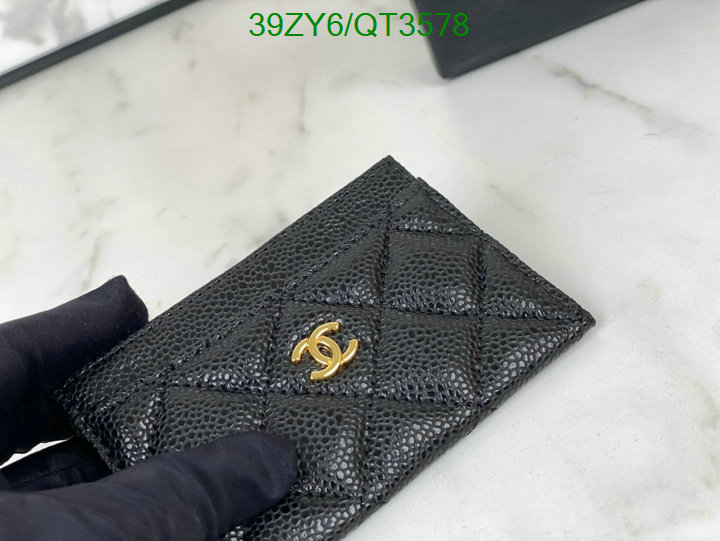 Chanel Bags-(4A)-Wallet- Code: QT3578 $: 39USD