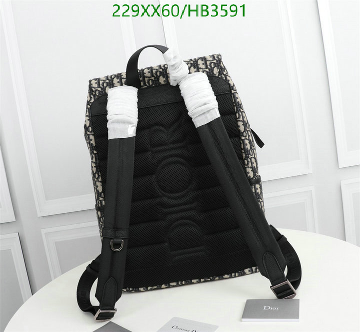 Dior Bag-(Mirror)-Backpack- Code: HB3591 $: 229USD