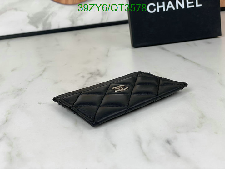 Chanel Bags-(4A)-Wallet- Code: QT3578 $: 39USD