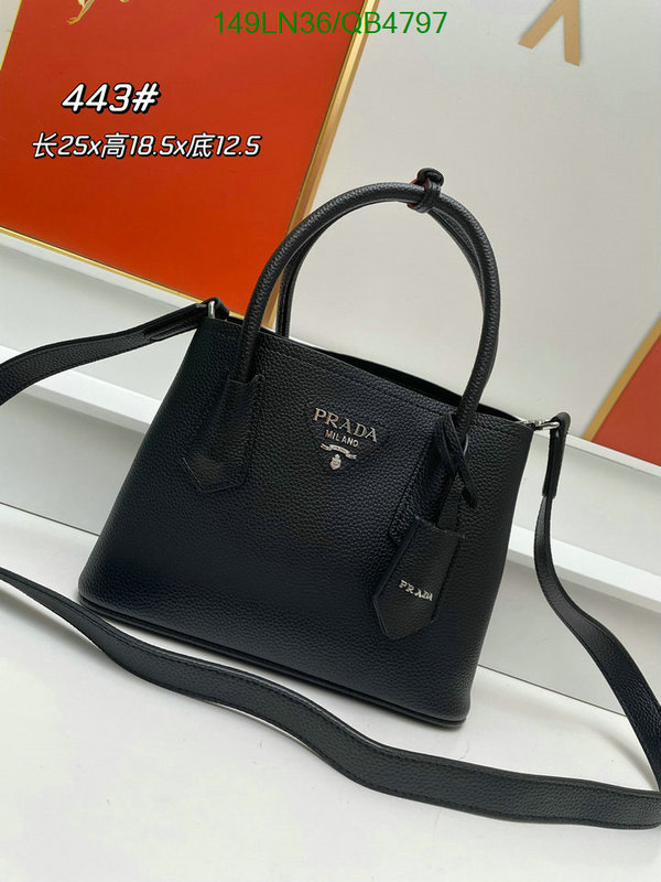 Prada Bag-(4A)-Handbag- Code: QB4797 $: 149USD