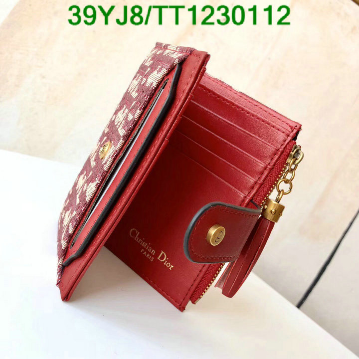 Dior Bags-(4A)-Wallet- Code: TT1230112 $: 39USD