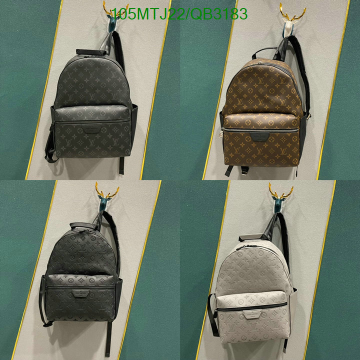 LV Bag-(4A)-Backpack- Code: QB3183 $: 105USD