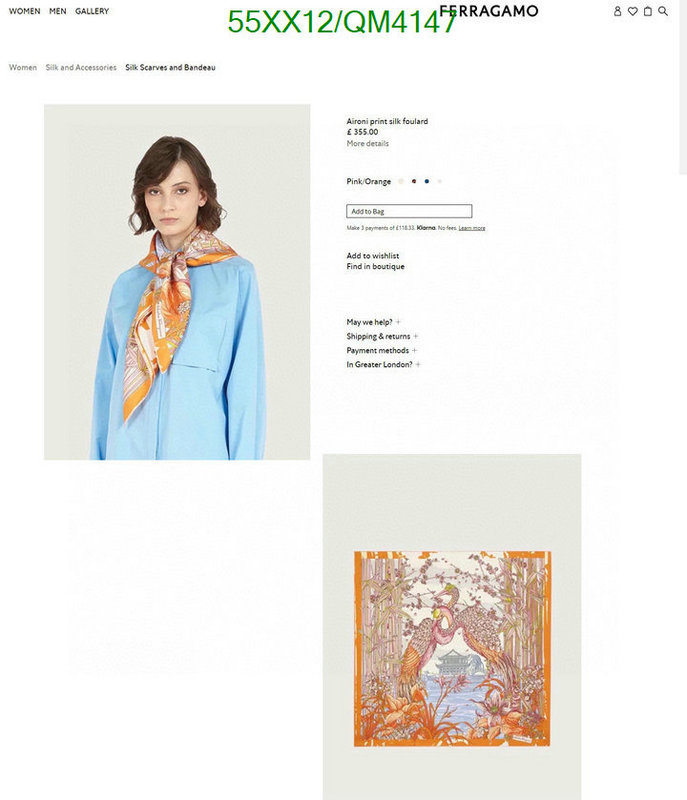 Scarf-Ferragamo Code: QM4147 $: 55USD