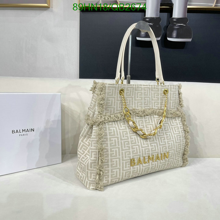 Balmain Bag-(4A)-Handbag- Code: QB2674 $: 89USD